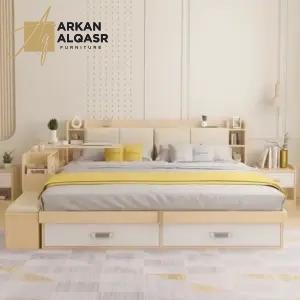 سرير بوحدات داخلية و جانبية