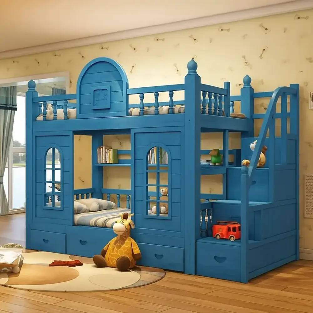 سرير-اطفال (1) سرير دورين اطفال متعدد المزايا