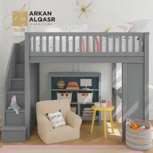 سرير مرتفع مميز بتصميم أمريكي