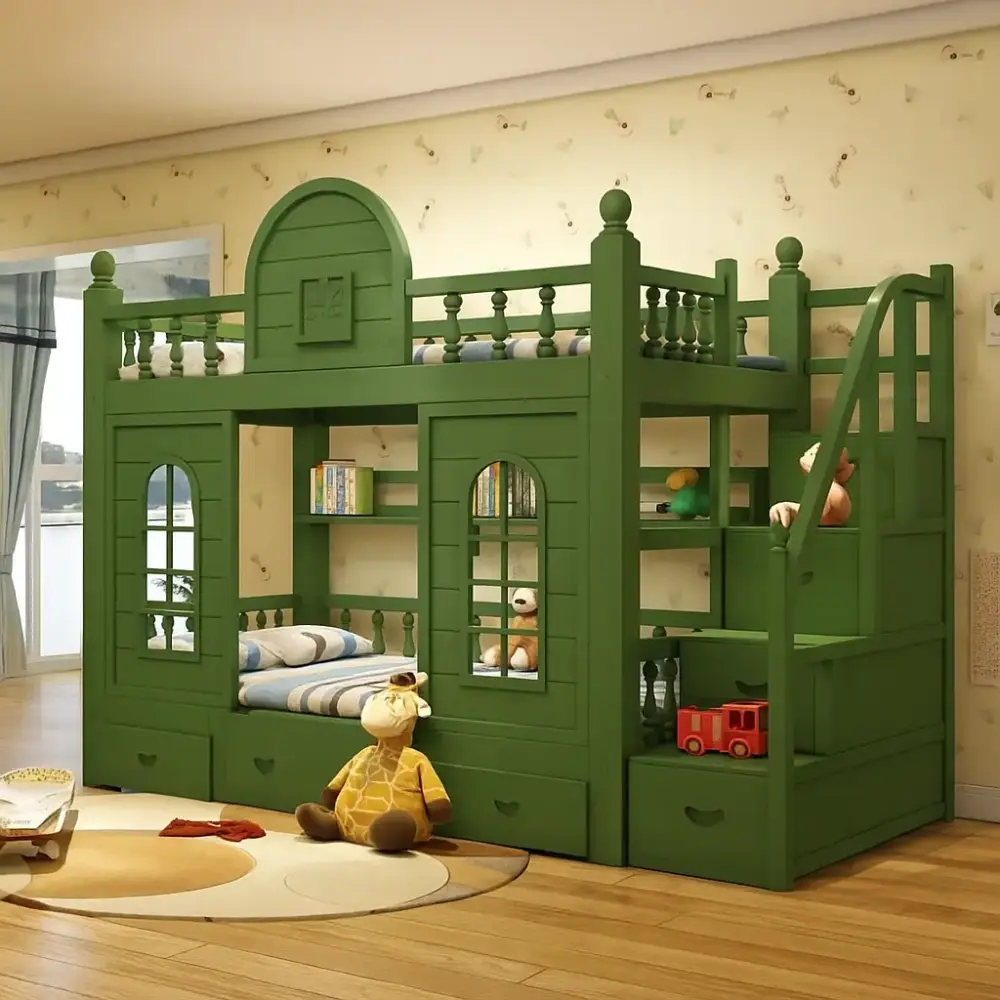 سرير-اطفال (3) سرير دورين اطفال متعدد المزايا