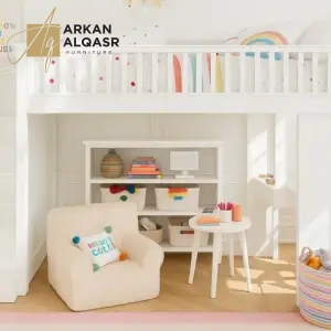 سرير مرتفع مميز بتصميم أمريكي