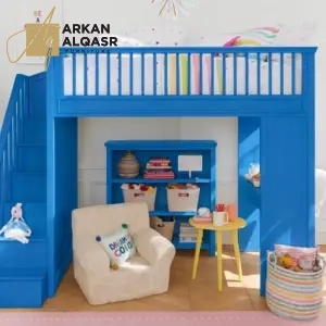 سرير مرتفع مميز بتصميم أمريكي