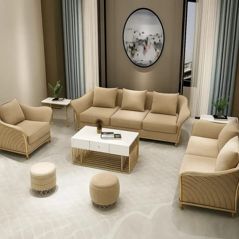 طقم-كنب (1) طقم كنب مودرن بتصميم رائع