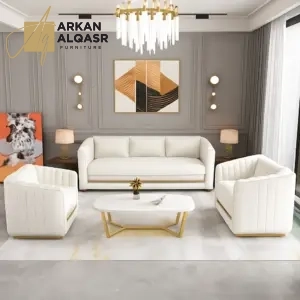 طقم كنب مميز بتصميم انيق و شيك