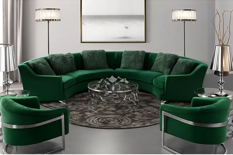 طقم-كنب (1) طقم كنب مع طقم طاولات