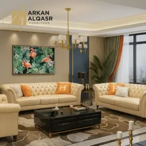 طقم كنب فاخر لغرفة المعيشة