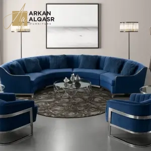 طقم كنب مع طقم طاولات 11 طقم كنب مع طقم طاولات