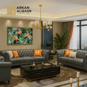 طقم كنب فاخر لغرفة المعيشة