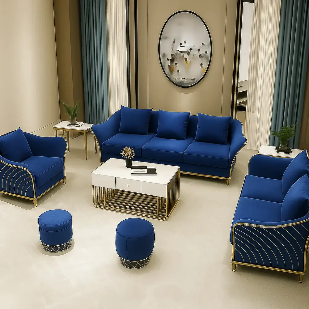 طقم-كنب (4) طقم كنب مودرن بتصميم رائع