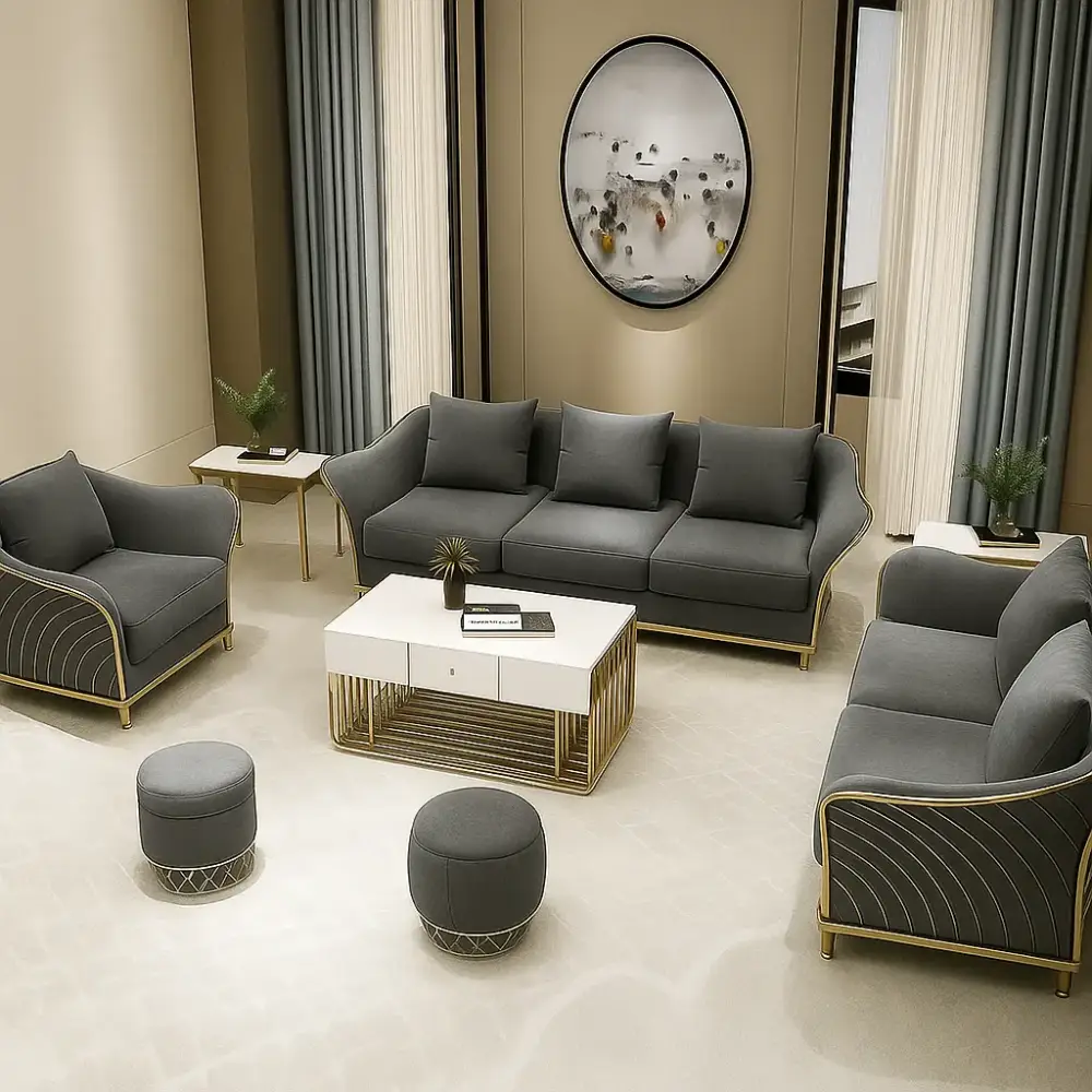 طقم-كنب (5) طقم كنب مودرن بتصميم رائع