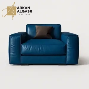 كنب مودرن من جلد بتصميم ايطالي