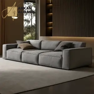 كنب مودرن من جلد بتصميم ايطالي