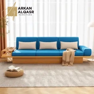 كنب خشب مودرن بتصميم اوروبي