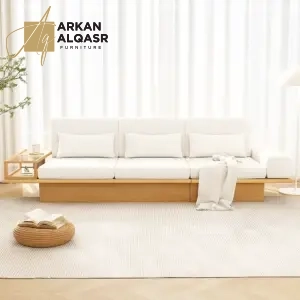 كنب خشب مودرن بتصميم اوروبي