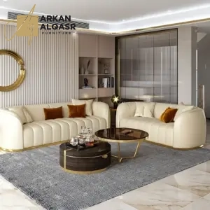 كنبة جلد فاخر متعدد المقاسات 13 كنبة جلد فاخر متعدد المقاسات