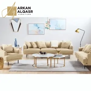 كنب مودرن ثلاثي مميز ومريح فاخر