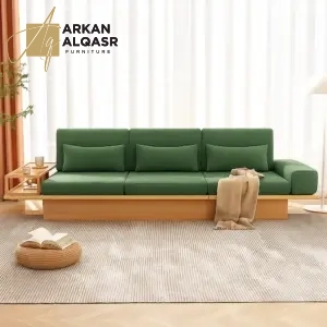 كنب خشب مودرن بتصميم اوروبي