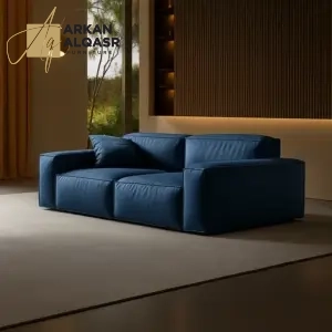 كنب مودرن من جلد بتصميم ايطالي