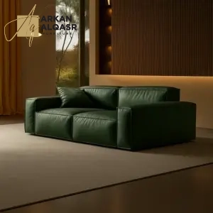 كنب مودرن من جلد بتصميم ايطالي