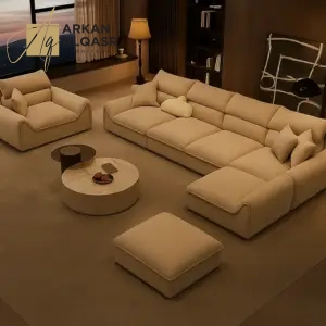 كنب زاوية بتصميم ظهر مريح 10 كنب زاوية بتصميم ظهر مريح