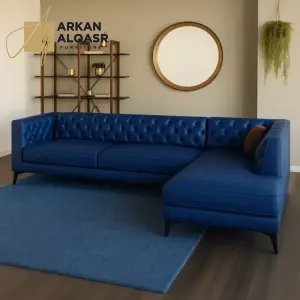 كنبة ركنية 4 مقاعد جلد صناعي - لاني