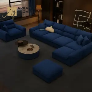 كنب زاوية بتصميم ظهر مريح 13 كنب زاوية بتصميم ظهر مريح