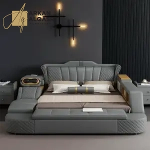 سرير غرفة نوم بتصميم ذكي