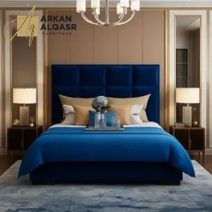 سرير مودرن لغرفة نوم رئيسية بتصميم ايطالي