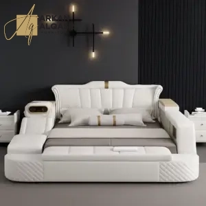 سرير غرفة نوم بتصميم ذكي