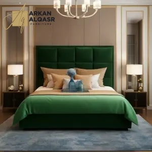 سرير مودرن لغرفة نوم رئيسية بتصميم ايطالي