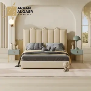 سرير بتصميم هولستر مع 2 كومودينة شيك