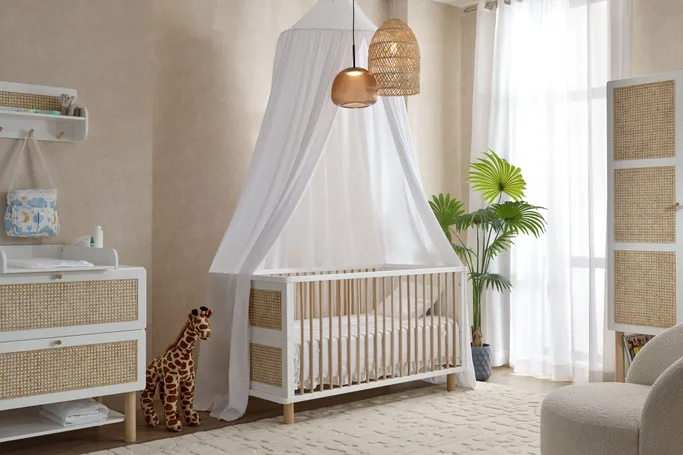 سرير-اطفال (5) سرير رضيع خشبي آمن