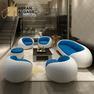 طقم كنب عصري بتصميم جذاب 7 طقم كنب عصري بتصميم جذاب