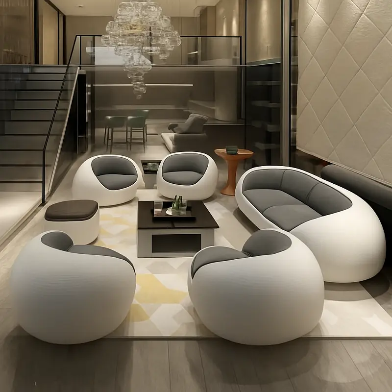 طقم-كنب (5) طقم كنب عصري بتصميم جذاب