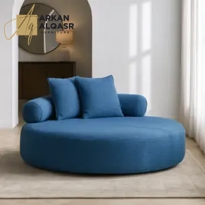 كنب استرخاء مفرد من قماش