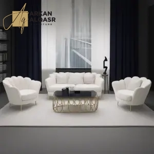 طقم كنب صالة بتصميم مودرن انيق