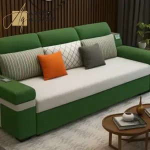 كنب سرير مع مساحة تخزين فاخرة