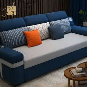 كنب سرير مع مساحة تخزين فاخرة