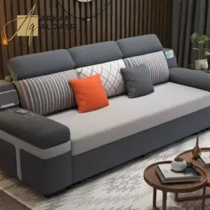 كنب سرير مع مساحة تخزين فاخرة