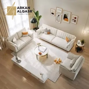 كنب جلد بتصميم ايطالي