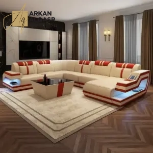 كنب زاوية مودرن فخم بتصميم عصري