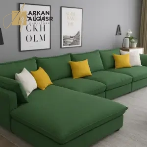 كنب زاوية بعدة ألوان – تصميم عصري مريح بتنجيد فاخر – قاعدة خشبية متينة تناسب جميع المساحات 6 كنب زاوية بعدة ألوان – تصميم عصري مريح بتنجيد فاخر – قاعدة خشبية متينة تناسب جميع المساحات