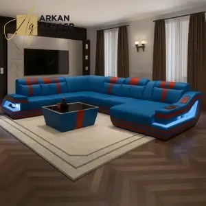 كنب زاوية مودرن فخم بتصميم عصري