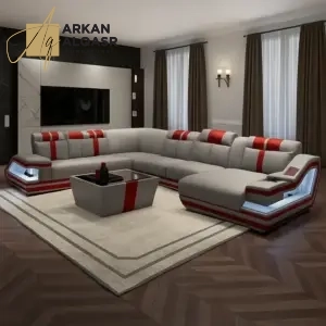 كنب زاوية مودرن فخم بتصميم عصري