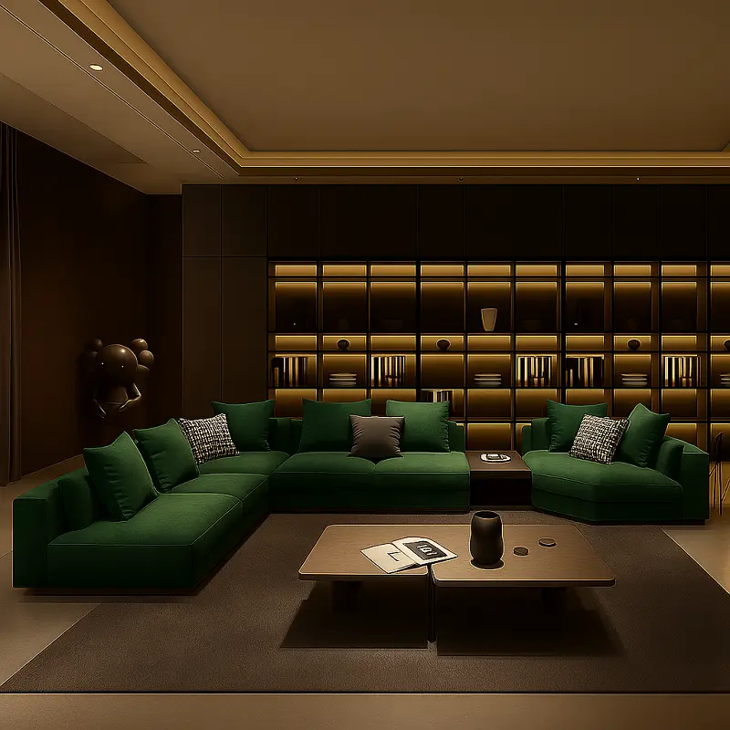 كنب-زاوية (3) كنب زاوية مودرن لغرفة المعيشة