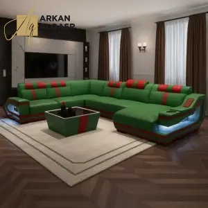 كنب زاوية مودرن فخم بتصميم عصري