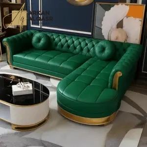 كنب زاوية بتصميم امريكي حديث