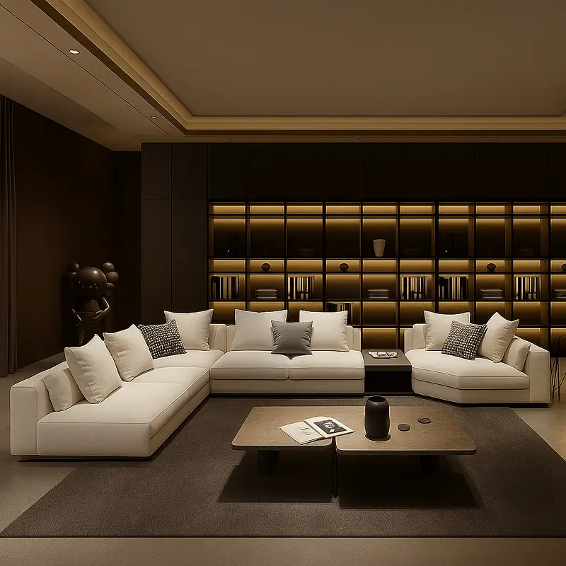 كنب-زاوية (5) كنب زاوية مودرن لغرفة المعيشة