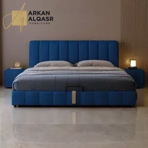 سرير مودرن مميز مع 2 كومود أوروبي