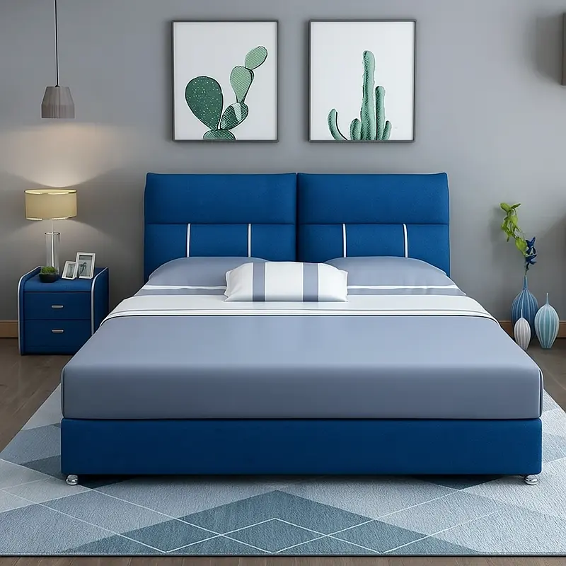 سرير (3) سرير مودرن مع اماكن تخزين متعددة